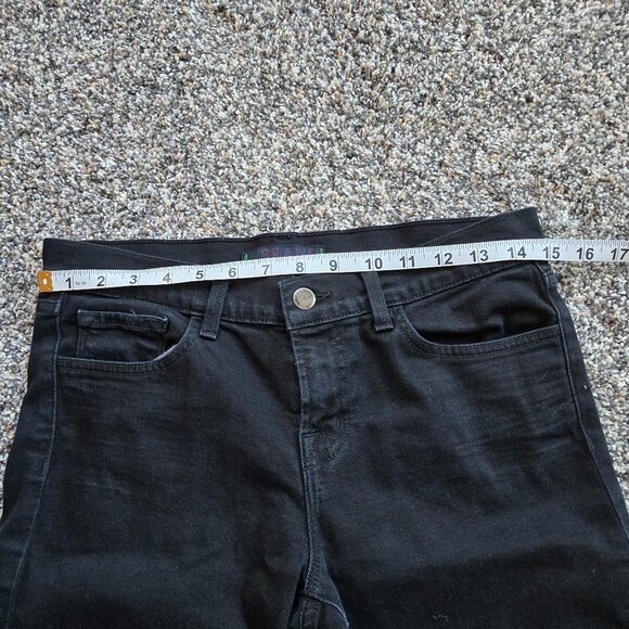 J Brand Black Denim Jeans Women's Size 28 Bootcut - Picture 12 of 13